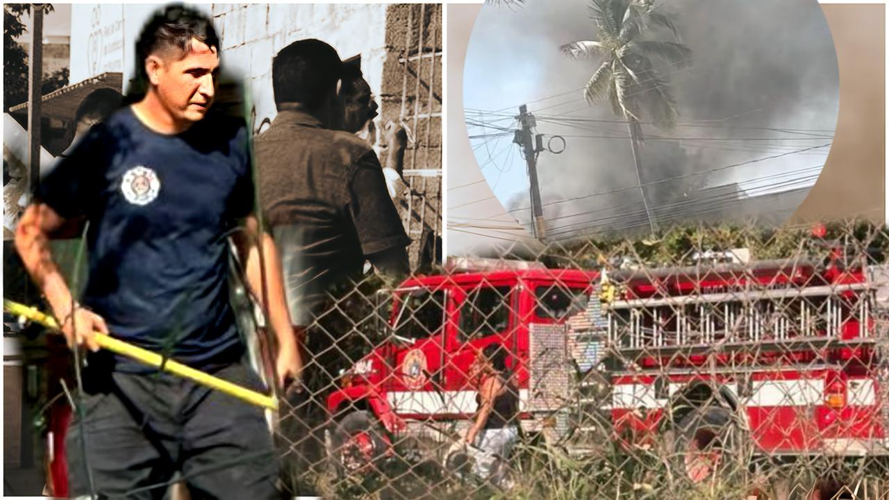 Bomberos responden a incendio cerca de la Fiscalía y biblioteca en Mojoneras