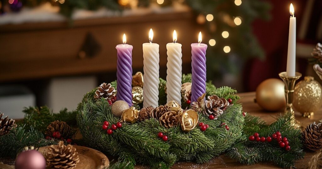 El simbolismo de la corona de Adviento en la celebración de la Navidad