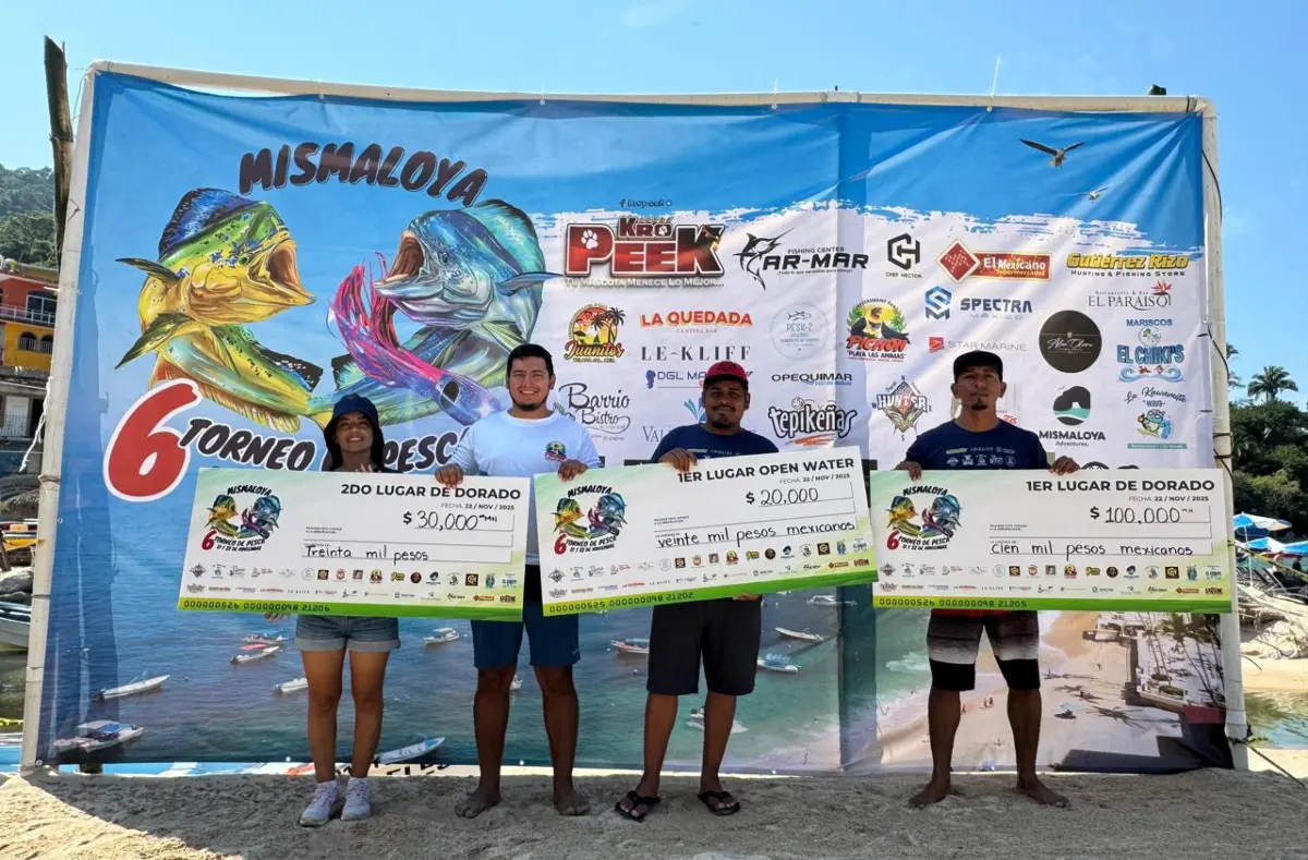 Increíble atmósfera en el Sexto Torneo de Pesca en Playa Mismaloya