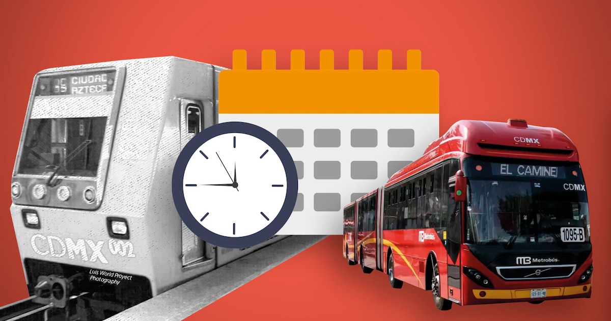 Metro CDMX y Metrobús en acción este 25 de noviembre