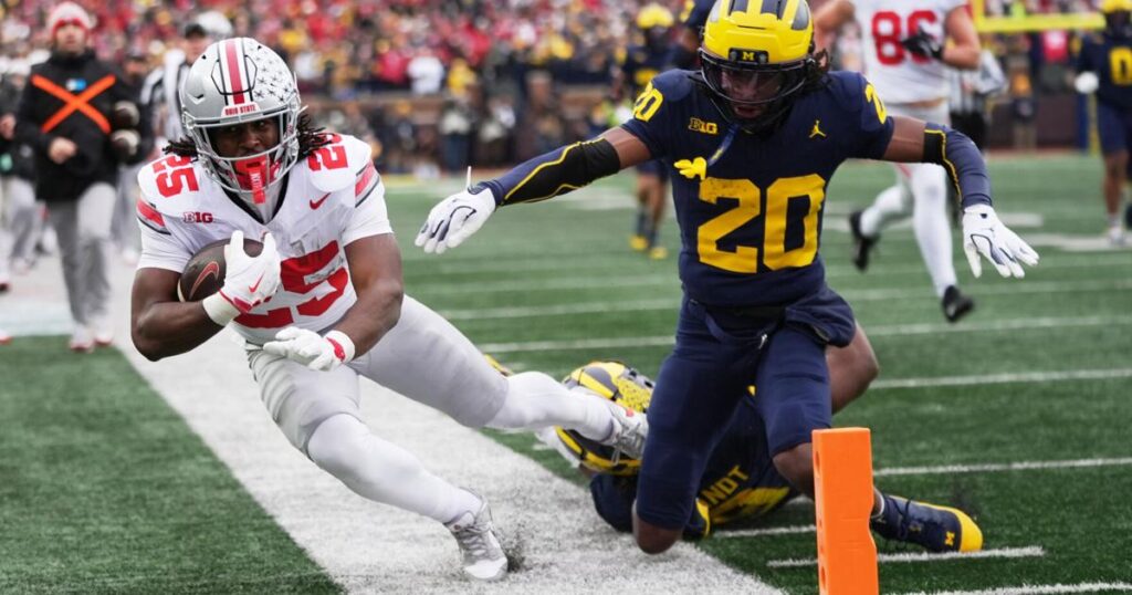 Ohio State asegura su lugar en el juego por el título de la Big Ten, la SEC y la ACC esperan los resultados del sábado por la noche