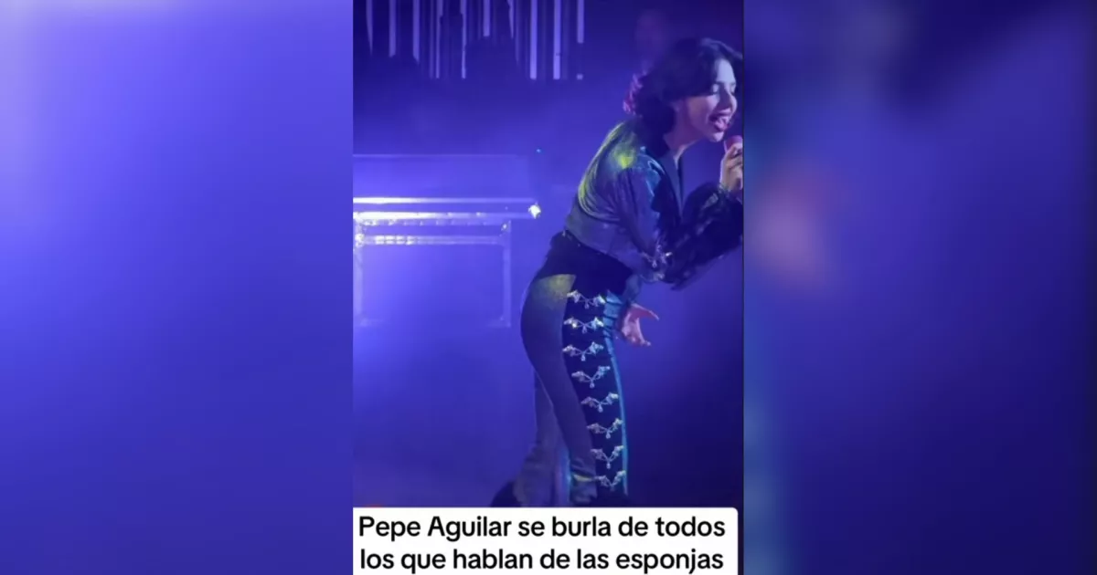 Pepe Aguilar defiende a su hija Ángela Aguilar con contundencia tras críticas: "No, pues sí, son esponjas" - VIDEO