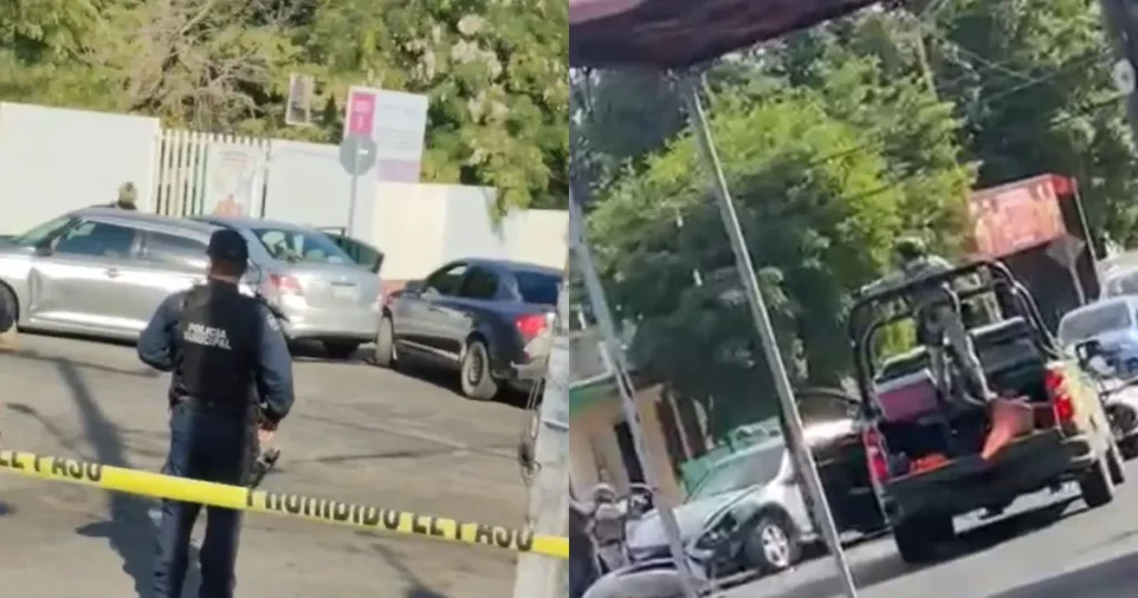 Persecución y tiroteo desencadenan colisión de vehículos en la colonia Rafael Buelna, Culiacán