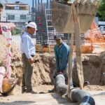 Progreso en la renovación del subcolector sanitario en Villa Río y Fluvial Vallarta