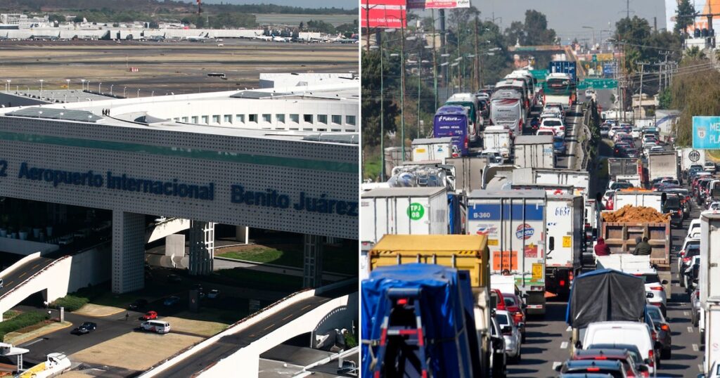 Recomendaciones para viajeros ante protestas de taxistas en el AICM