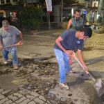 Reparación de calles de noche mejora la circulación en el corazón de Puerto Vallarta