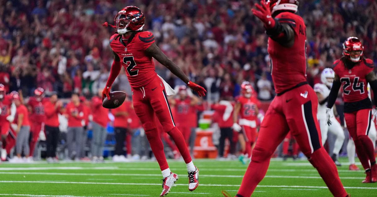 Texanos logran 8 capturas y Calen Bullock provoca 3 pérdidas de balón en la victoria 23-19 de Houston sobre Bills