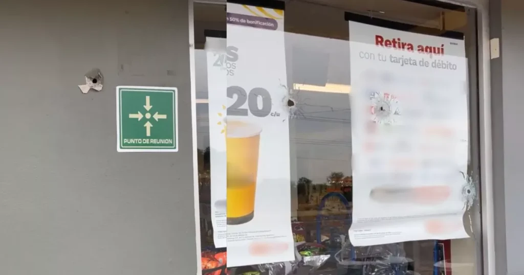 Violencia en ejido Canán, Culiacán: tienda y gasolinera afectadas por balaceras