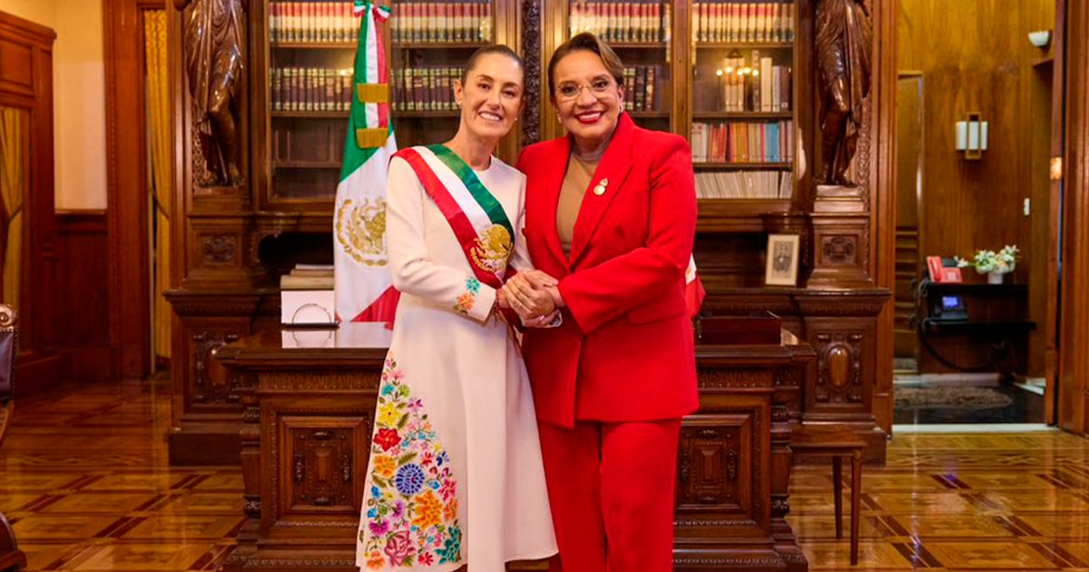 Xiomara Castro, presidenta de Honduras, llega a México para reunirse con Sheinbaum