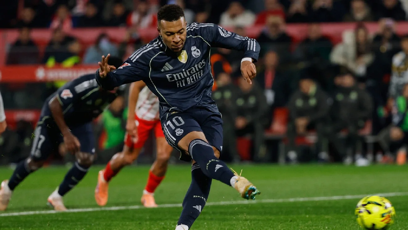 ¡El líder cae en México! Real Madrid rescata empate ante Girona con gol de Mbappé
