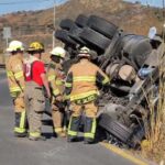 Accidente: Derrame de ácido nítrico en la carretera de Guadalajara a Colima