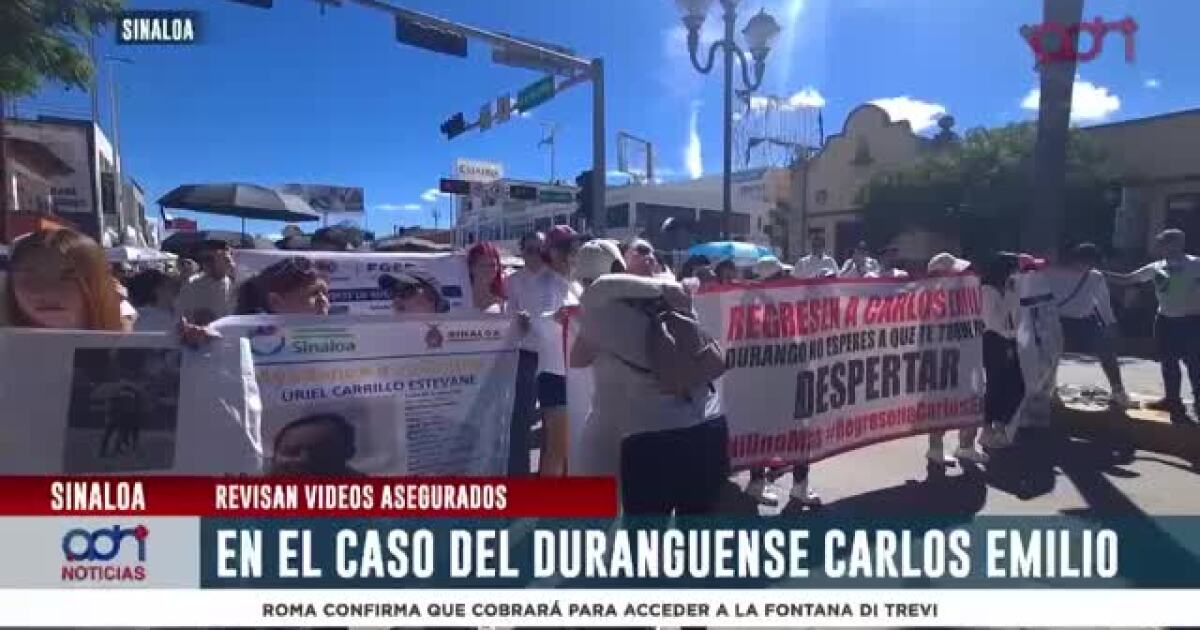 Análisis de videos clave en CDMX para resolver el caso de Carlos Emilio en Durango: Fiscalía de Sinaloa