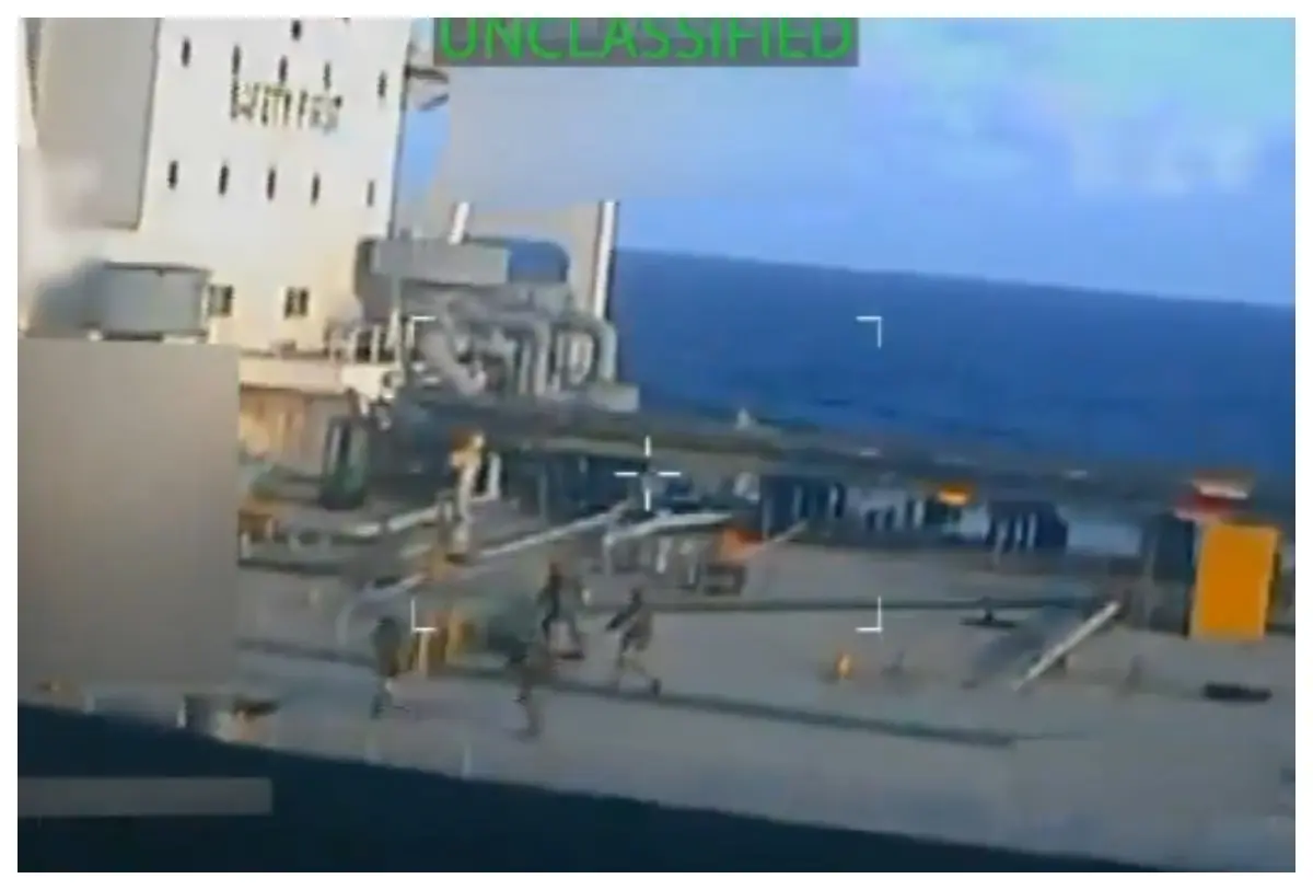 Barco petrolero confiscado por Estados Unidos cerca de las costas de Venezuela