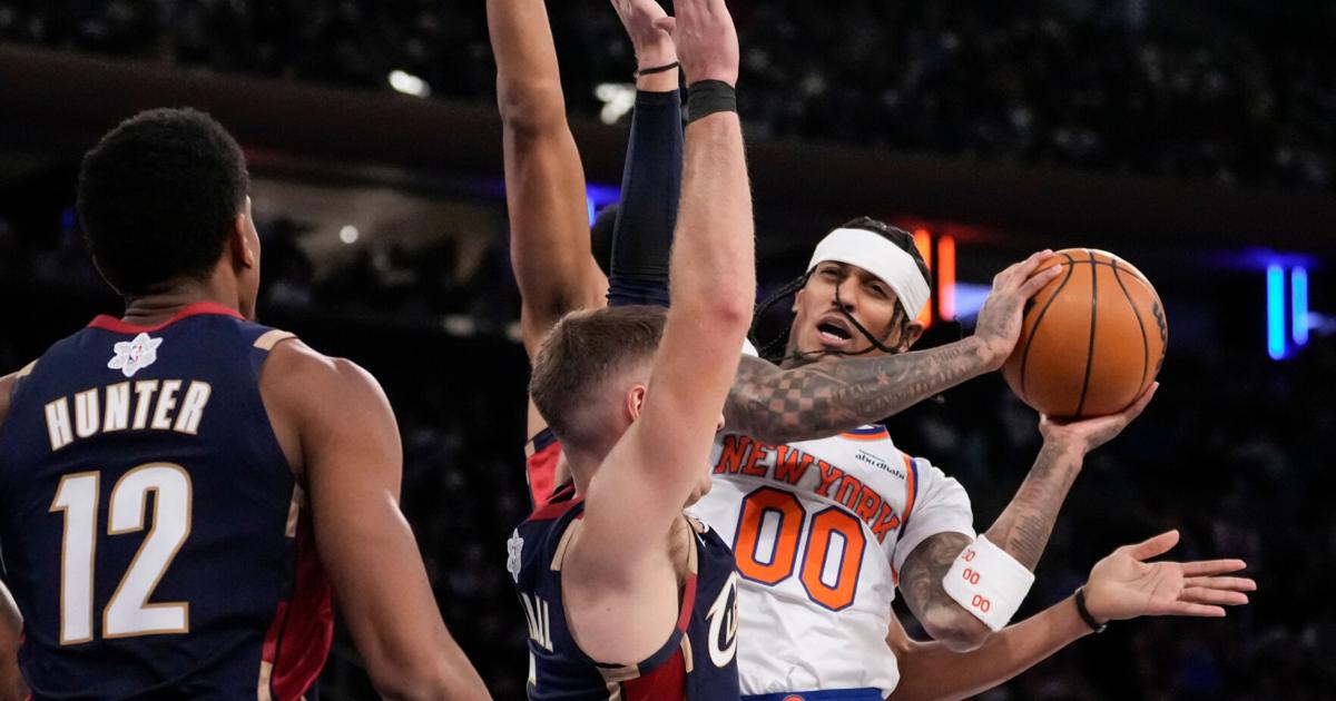 Brunson y los suplentes lideran la remontada navideña mientras los Knicks vencen a los Cavaliers 126-124