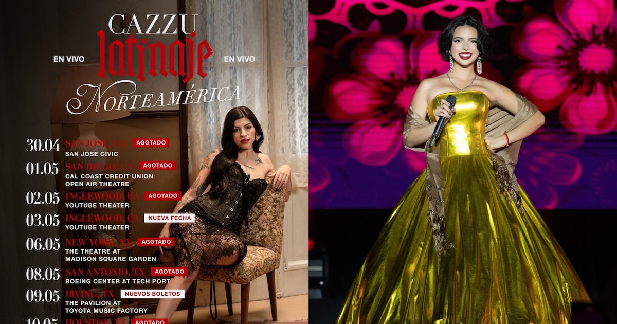 Cazzu llena entradas en los lugares donde Ángela Aguilar no logró durante su gira en EEUU