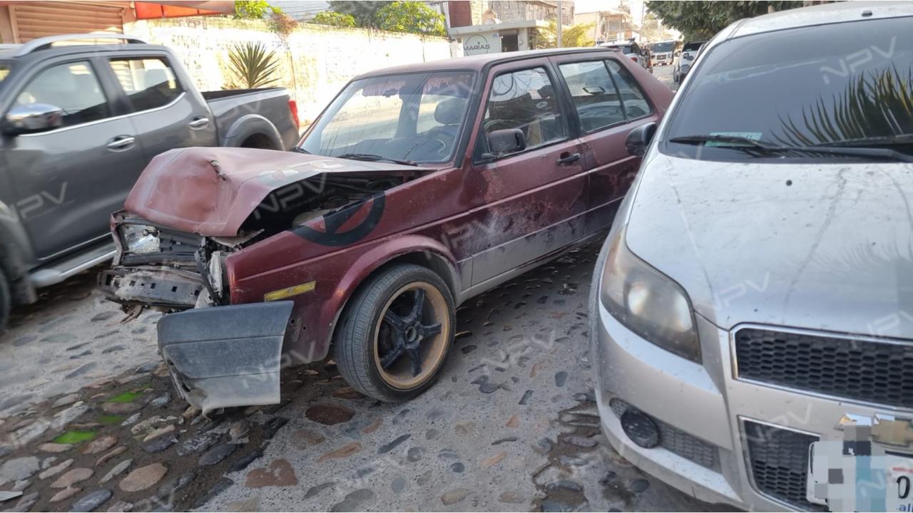 Choque violento en la Villa de Guadalupe causado por conductor ebrio