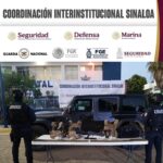 Cinco civiles arrestados por Grupo Interinstitucional con armas y vehículos en Nuevo Altata, Navolato