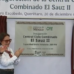 Claudia Sheinbaum abre una nueva planta eléctrica en Querétaro en honor a los trabajadores de CFE