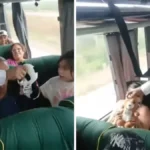 Conductor de autobús en el Norte de Sinaloa sorprende a pasajeros y niños con regalos durante el viaje | VIDEO