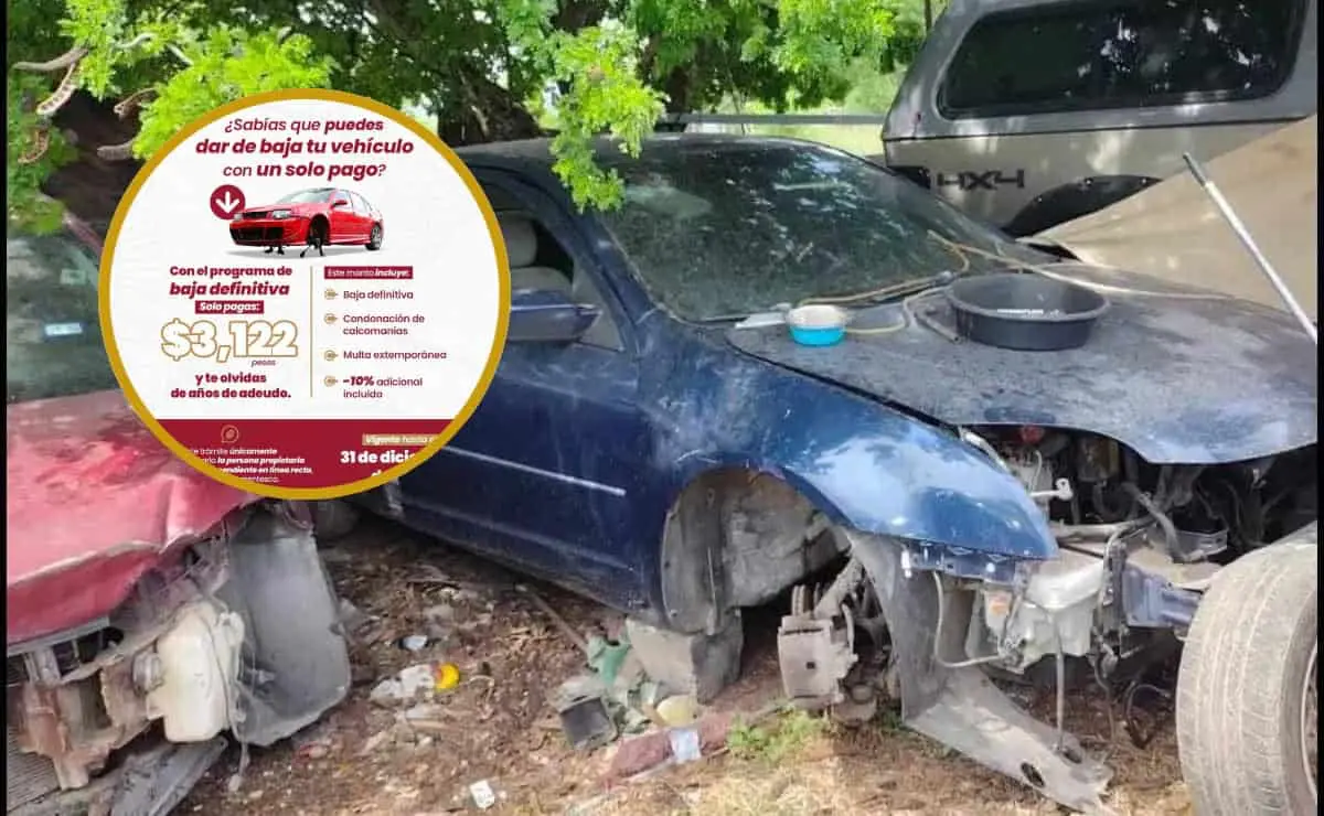 Dale de baja a los vehículos chatarra este diciembre con el Programa de Baja Definitiva
