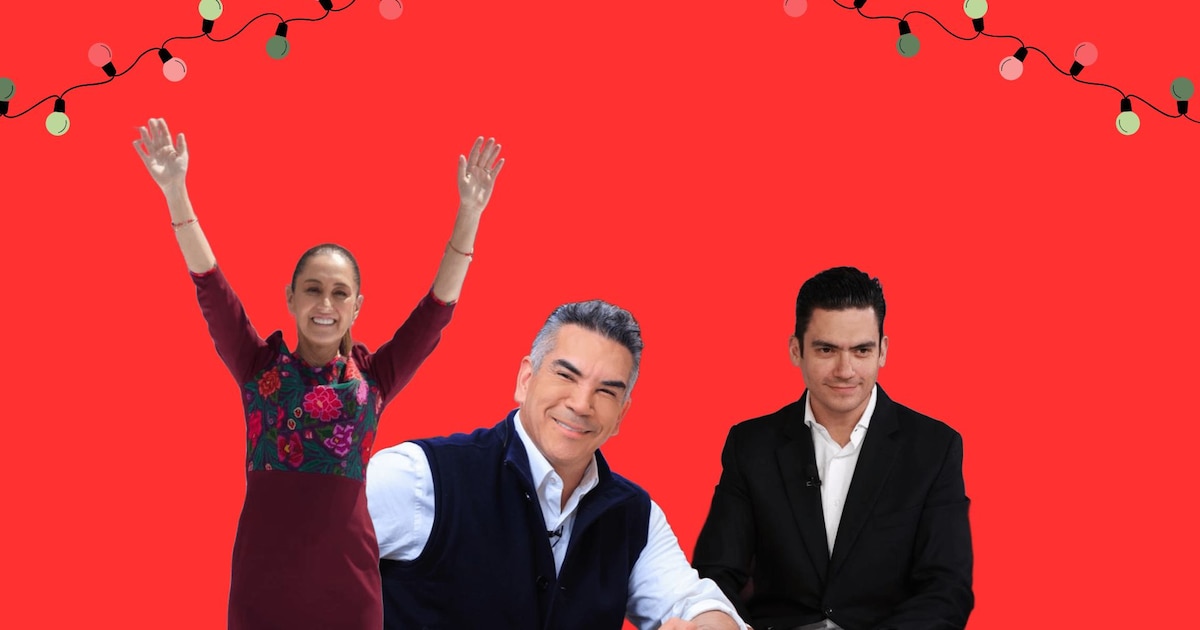 De Sheinbaum a Alito Moreno: los saludos festivos en la política de México