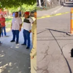 Descubre un socavón en la Sindicatura Heriberto Valdez Romero (El Guayabo)