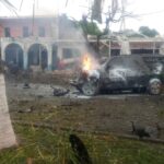 Descubren trayecto de la camioneta con explosivos que explotó en Coahuayana, desde Colima hasta Michoacán