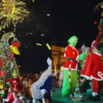 El Grinch brilla en Navidad en El Rosario, Sinaloa: ¡Mira el impresionante árbol de Navidad!