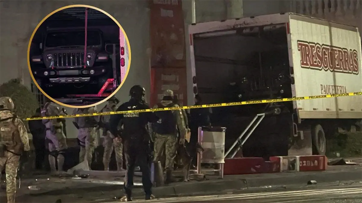 Encuentran Jeep robada en camión de paquetería en el Centro de Culiacán: Fiscalía