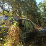 Encuentran camioneta robada en El Progreso, parcialmente desarmada