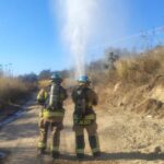 Espectacular escape de hidrocarburo activa a autoridades de seguridad en Tlajomulco