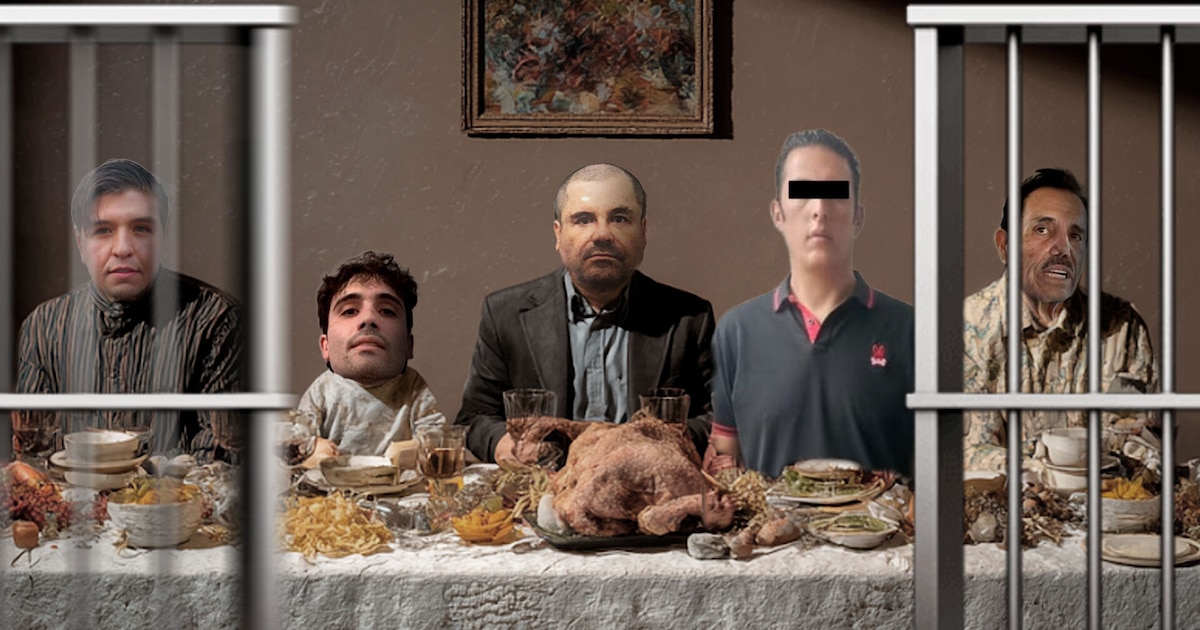 Festín festivo entre rejas: capos mexicanos disfrutan de pavo, cerdo y postres en Navidad