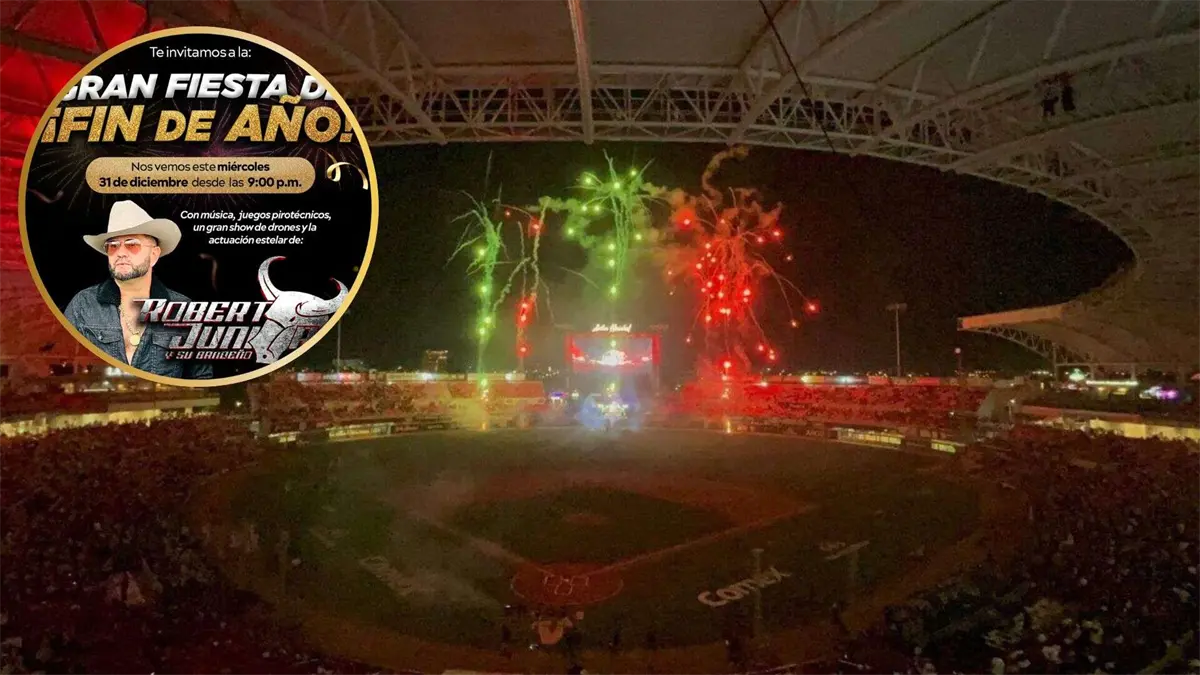 Fiesta, luces y drones: Mazatlán da la bienvenida al 2026 con Estrella Palacios