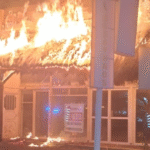 Fuego arrasa con un local alquilado en Guasave