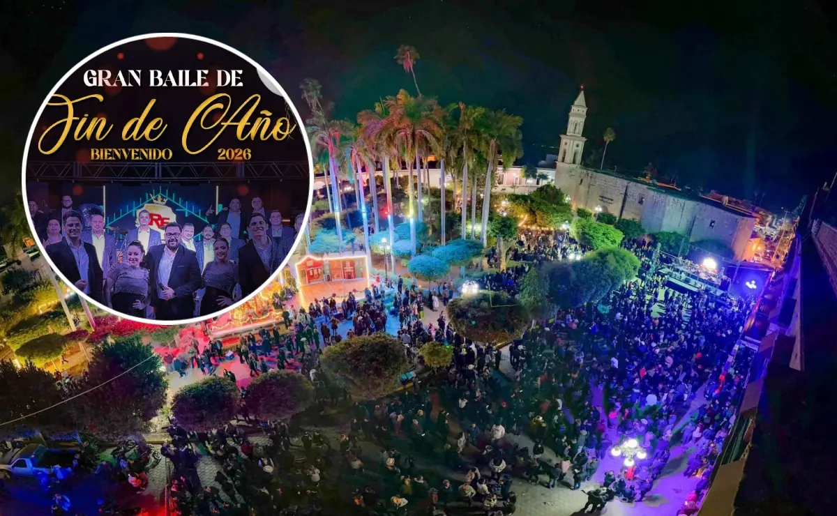 Gran baile popular en El Fuerte para despedir el 2025 y dar la bienvenida al 2026 en la Plaza de Armas