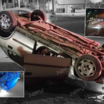 Grave accidente en el puente de la autopista