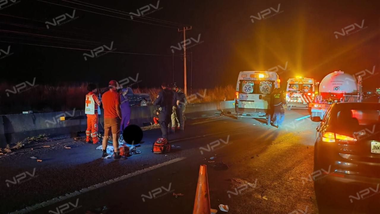 Grave accidente en la carretera Ameca-Tala deja motociclista herido