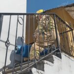 Incendios Estatales responden a una emergencia de escape de gas en Valle Dorado