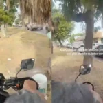 Increíble motociclista usa camellón como carril y se hace viral en Los Mochis
