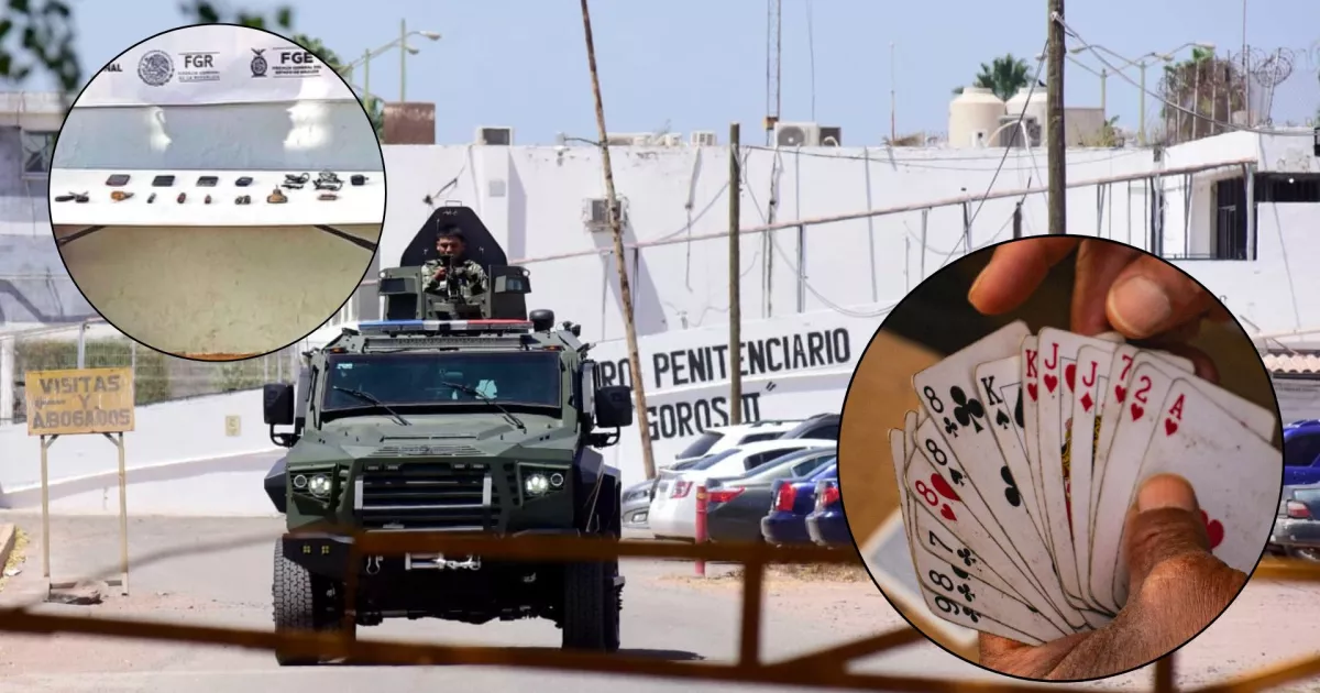 Increíbles hallazgos en la revisión del penal de Goros II en Ahome: cuchillos, celulares y más