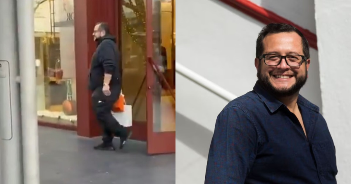 José Ramón López Beltrán sorprende de compras en Loro Piana con bolsa de Hermès