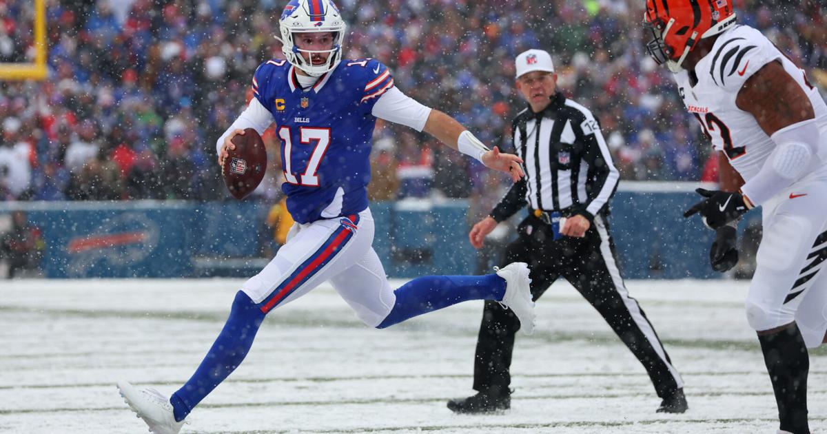 Josh Allen anota 4 touchdowns y la intercepción de Christian Benford lidera a los Bills en la victoria de remontada 39-34 sobre los Bengals