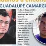 Joven activista por los derechos humanos, Jesús Guadalupe Camargo, desaparece en Guasave, Sinaloa.