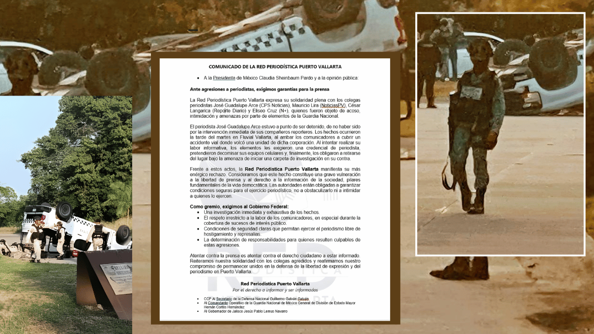 La Guardia Nacional intimida a periodistas durante reportaje de accidente de tráfico