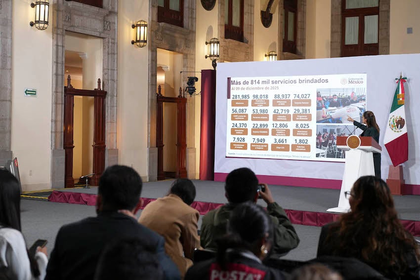 La administración de Trump ha deportado a 152,592 personas a México, según Sheinbaum