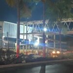 La construcción del puente peatonal en Las Juntas avanza rápidamente