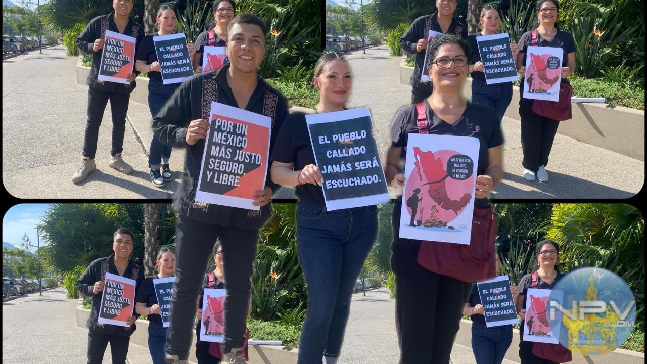 La manifestación de la generación Z en Puerto Vallarta no logra su objetivo