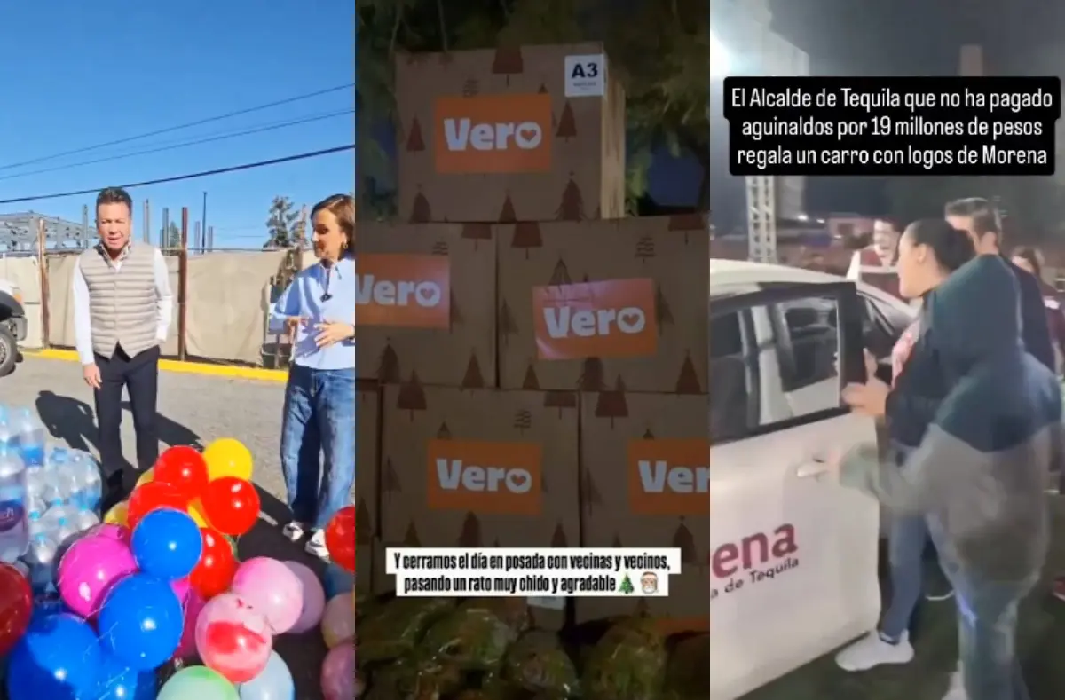 La navidad de los políticos: caridad que se muestra y se aprovecha