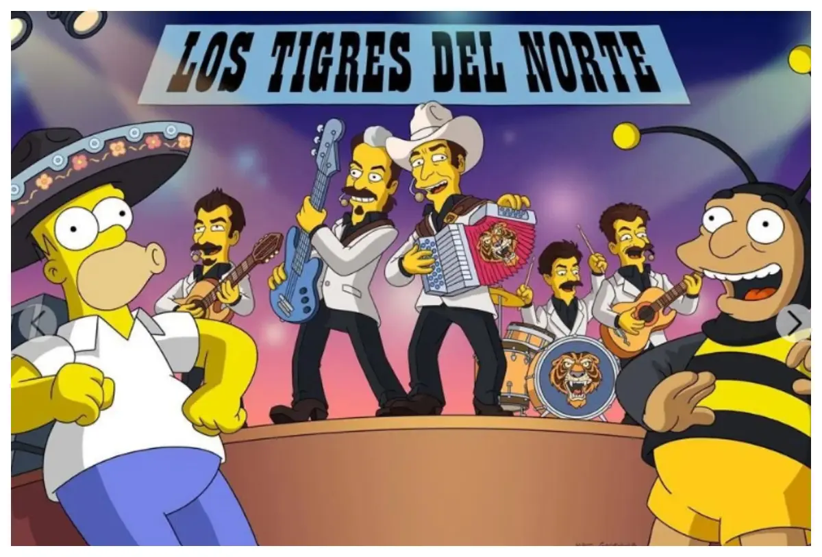 Los Tigres del Norte interpretarán un corrido en un episodio de Los Simpson