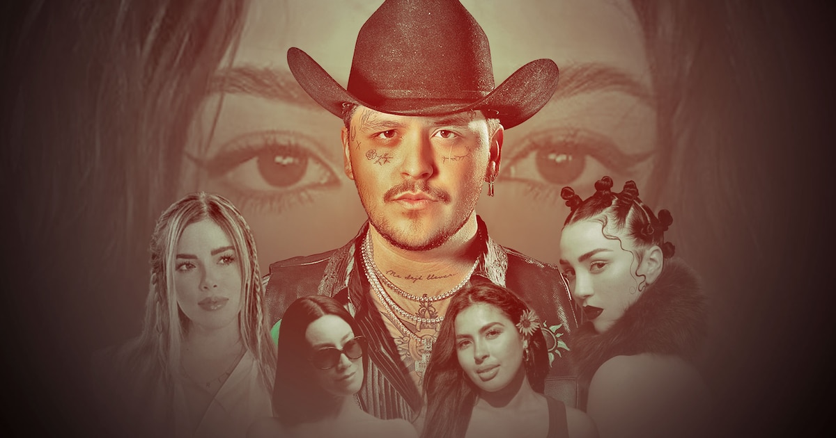 Los romances de Christian Nodal después de casarse con Ángela Aguilar